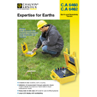 Chauvin Arnoux CA 6462 Earth Tester - Datasheet