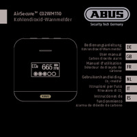 ABUS AirSecure CO2 Detector - Operating Instructions