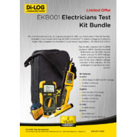DiLog EKB001 Electrician's Test Kit - Offer Leaflet