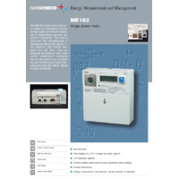 RDL ME162 Single Phase Electronic Meter Datasheet