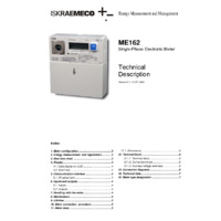RDL ME162 Single Phase Electronic Meter Manual