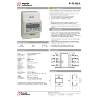 RDL RI-70-100-P Three Phase Electronic Meter Datasheet