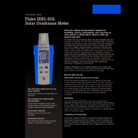 Fluke IRR1-SOL Solar Irradiance Meter - Datasheet