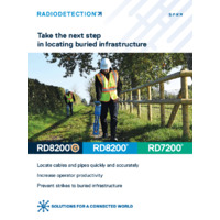 Radiodetection RD7200 & RD8200 Cable & Pipe Locator - Family Brochure