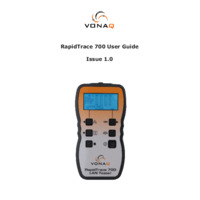VONAQ RapidTrace 700 LAN Tester, Wiremap Tester & Cable Fault Locator - Manual