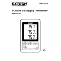 Extech SD200 3 Channel Temperature Datalogger - User Manual