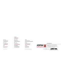 Ametek Jofra RTC-700 - Datasheet