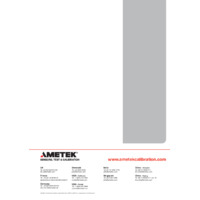 Ametek Jofra CTC 155, 350, 652, 660, 1205 - User Manual 