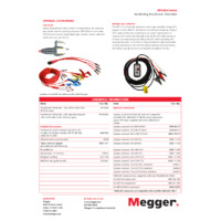 Megger MTO300 & 330A Automated Six-Winding Transformer Ohmmeter - Datasheet