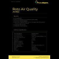 RotoMedical AM60 CO2 Meter Datasheet