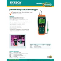 Extech SDL100 pH, ORP & Temperature Datalogger - Datasheet