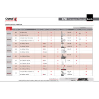 Ametek Crystal XP2i Digital Pressure Gauge - Datasheet, barA