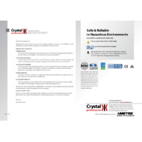 Ametek Crystal XP2i Digital Pressure Gauge - Brochure
