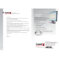 Ametek Crystal 30 Series Pressure Calibrator - Brochure