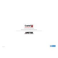 Ametek Crystal 30 Series Pressure Calibrator - Operation Manual
