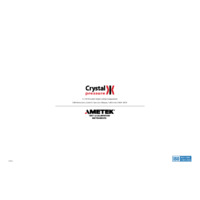 Ametek Crystal 30 Series Pressure Calibrator - Programming Instructions 