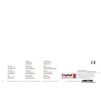Ametek Crystal HPC40 Series Pressure Calibrator - Brochure