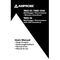 Amprobe TMD-56 Datalogging Thermometer - Product Manual