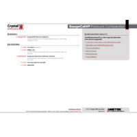 Ametek CrystalCalHP Calibration System - Datasheet