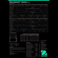 Ohaus Defender 3000 Base Datasheet