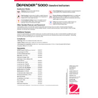 Ohaus Defender 5000 Indicator Datasheet