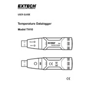 Extech TH10 Temperature USB Datalogger - User Manual