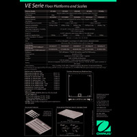 Ohaus VE Series Floor Scales Datasheet