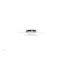 Ametek P-Series Pressure Comparator - Operation Manual