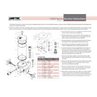 Ametek T-600 Series Hydraulic Hand Pump - Service Instructions