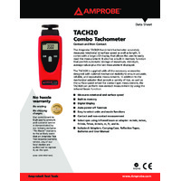 Amprobe TACH20 Combo Tachometer - Datasheet