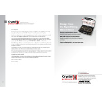 Ametek CPF Crystal Pressure Fittings - Brochure