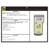TPI 343 Dual Input Differential Thermometer - Datasheet