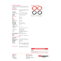 Megger PAM410 Datasheet