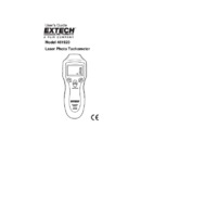 Extech 461920 Mini Laser Photo Tachometer - User Manual