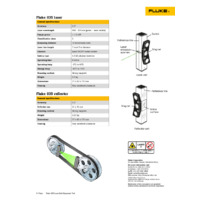 Fluke 835 Laser Belt Alignment Tool Datasheet