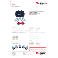 Megger LA-KIT Lamp Adapter Kit - Datasheet