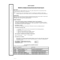 TM Electronics BSKS01-S Budget Surface/Immersion Probe Type K Datasheet