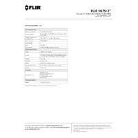 Teledyne FLIR IM75-2 Insulation Tester & Digital Multimeter - Datasheet