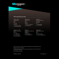 Megger BITE5 Battery Tester User Manual