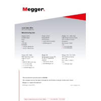 Megger CSU600A/AT Current Supply Unit User Manual