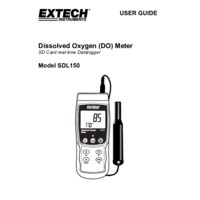 Extech SDL150 Dissolved Oxygen Meter - User Manual