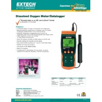 Extech SDL150 Dissolved Oxygen Meter - Datasheet