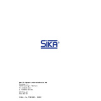 Sika Temperature Calibrator TP 281300 E Series Operating Manual - Manuals & Guides