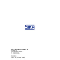 Sika Temperature Calibrator TP37 TP3M Series Operating Manual - Manuals & Guides