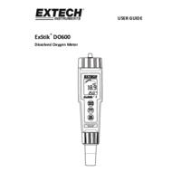 Extech DO600 Waterproof ExStik II Dissolved Oxygen Meter - User Manual