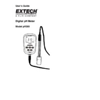 Extech PH300 Waterproof pH, mV & Temperature Kit - User Manual