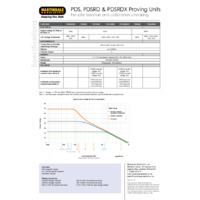 Martindale PDS, PDSRD & PDSRDX Proving Units Datasheet