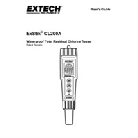 Extech CL200 ExStik Chlorine Meter - User Manual