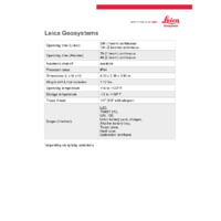 Leica Lino L2G Datasheet