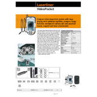 Laserliner VideoPocket Datasheet